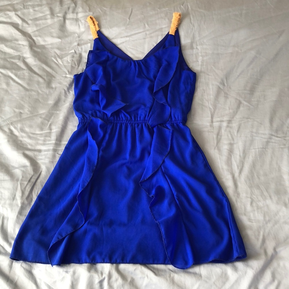 Electric Blue Midi Dress